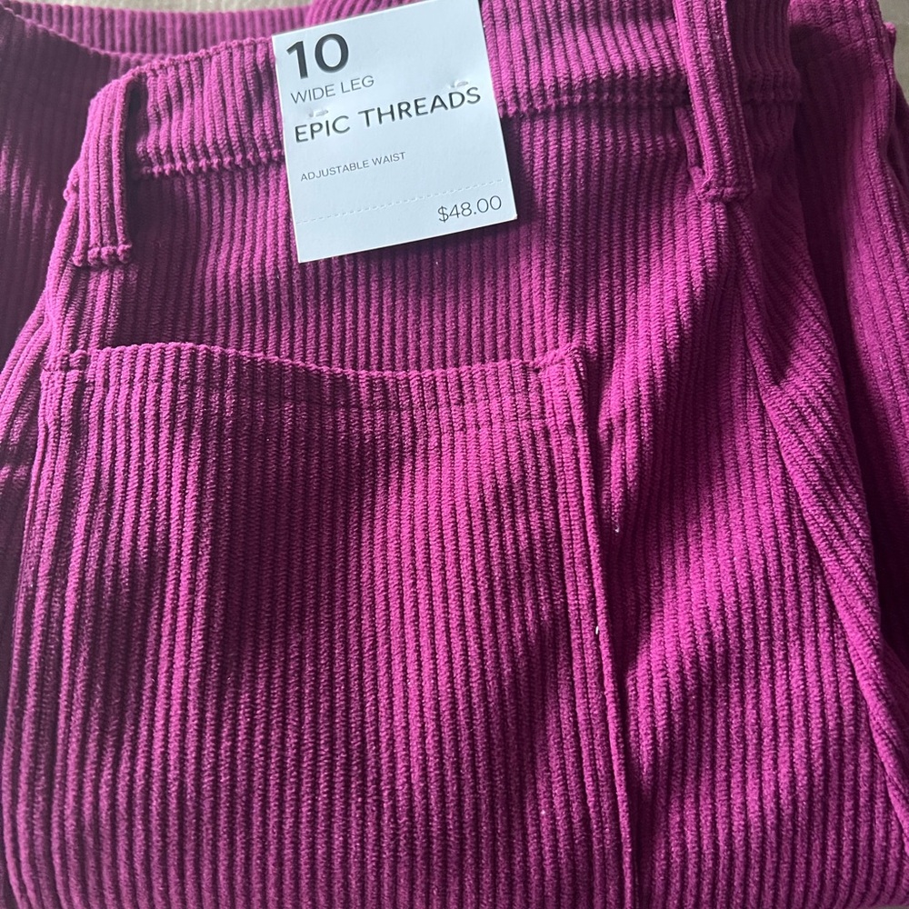 Epic Threads Kids Wide Leg Pants - Pink